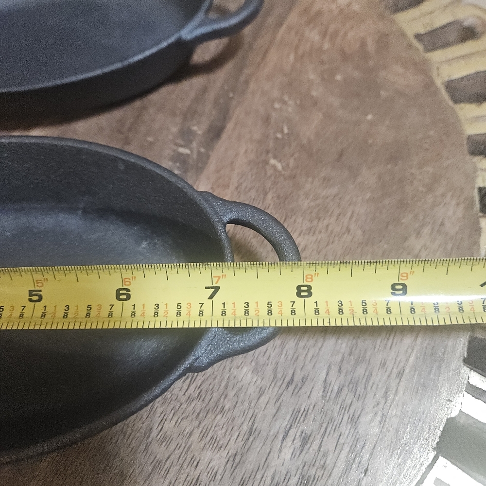 SET OF 2 PIONEER WOMAN MINI CAST IRON OVAL AU GRATIN SINGLE SERVE BAKING DISH - Picture 11 of 14